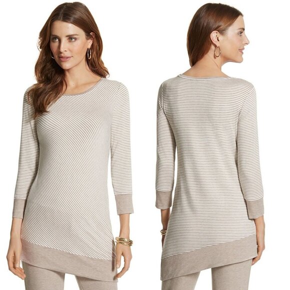 Chico's Tops - NWT New Chico's Zenergy Asymmetrical Tunic Size 3 US XL